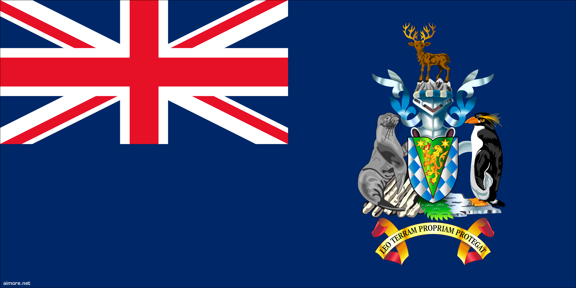 Bandeira Ilhas Geórgia do Sul e Sandwich do Sul