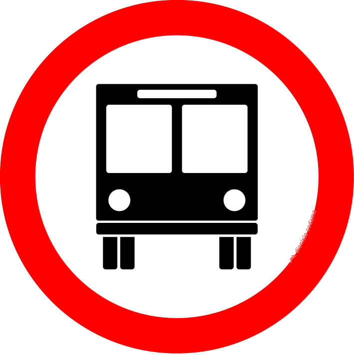 Circulacao exclusiva de onibus