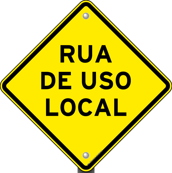 Rua de uso local
