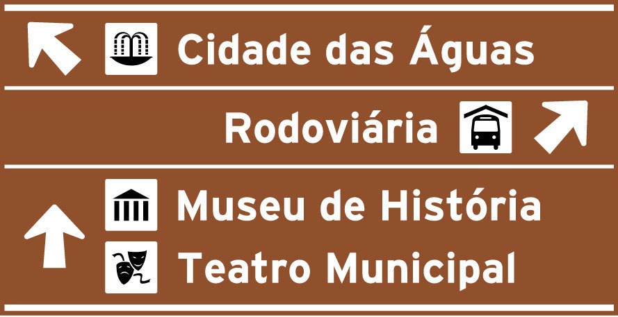 Placa Indicativa de sentido (dire&ccedil;ao) 4