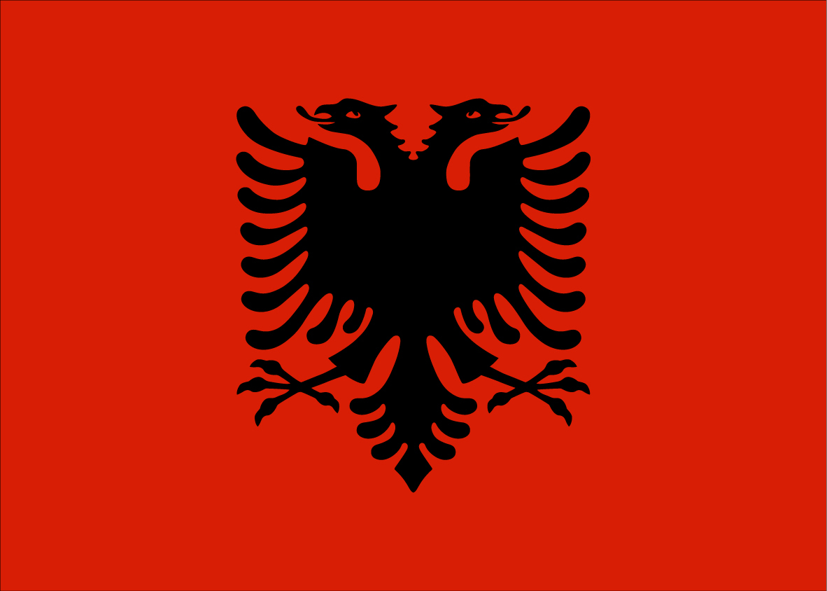 Bandeira Albania