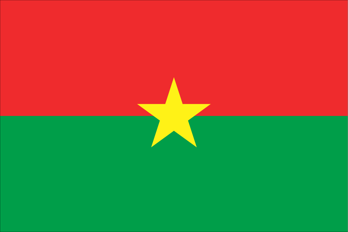 Bandeira Burkina Faso