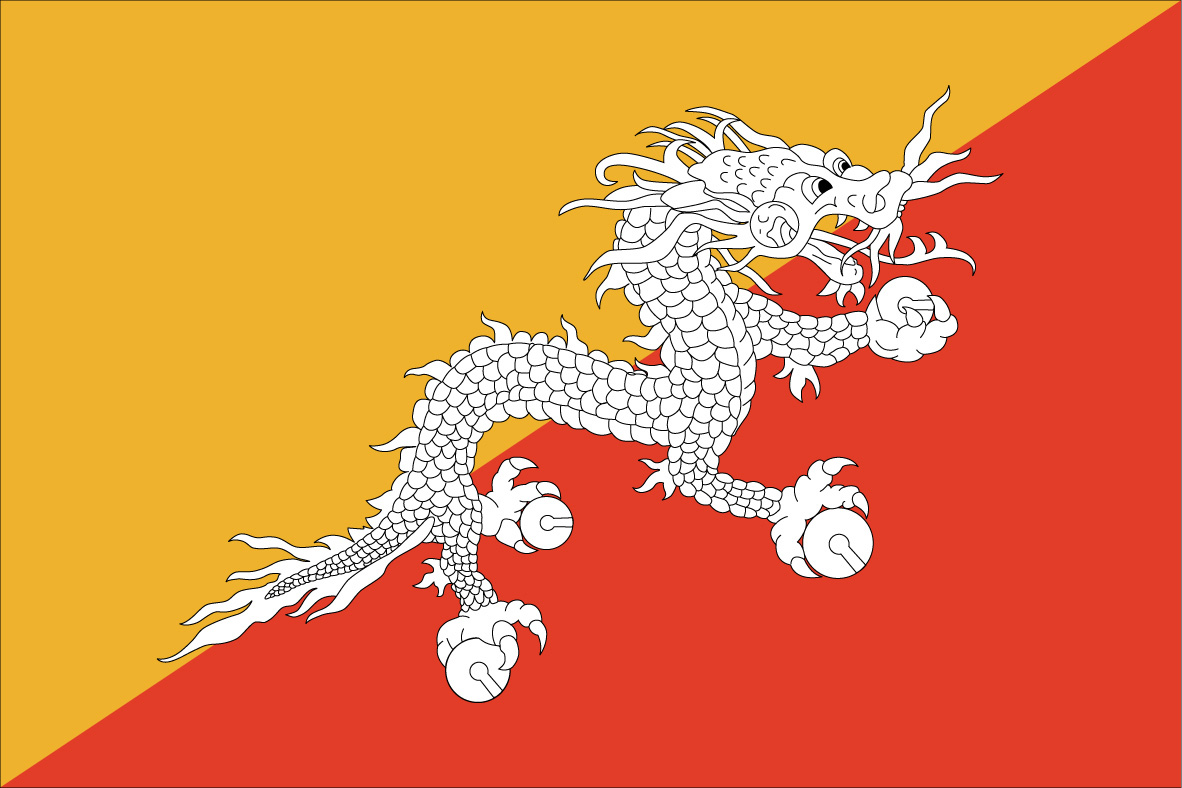 Bandeira Butão
