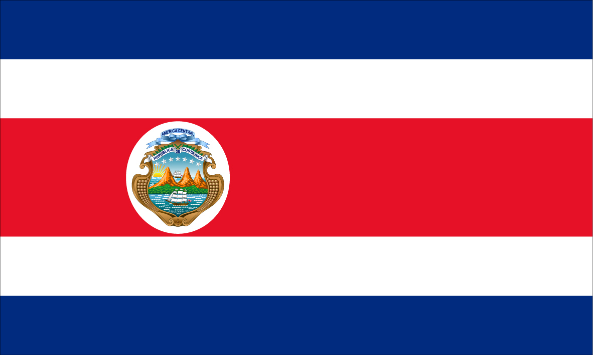 Bandeira Costa Rica