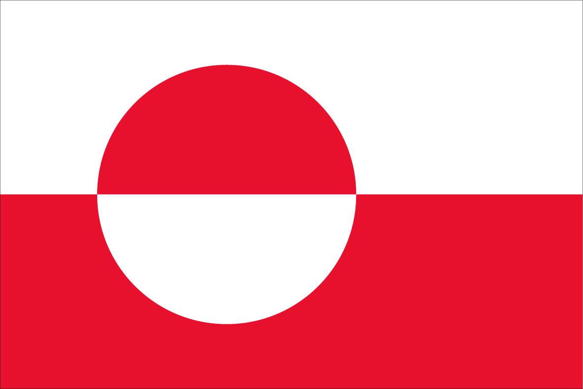 Bandeira Groenlandia Gronelandia