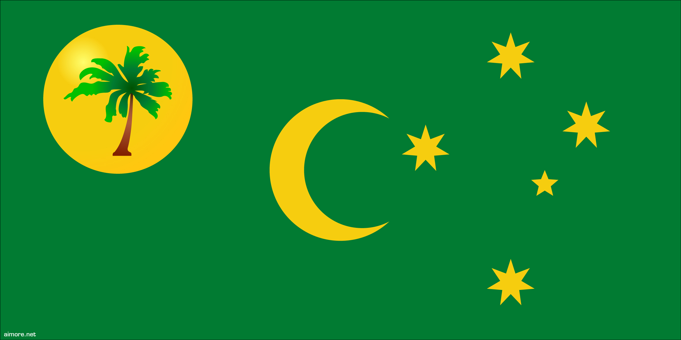 Bandeira Ilhas Cocos Keeling