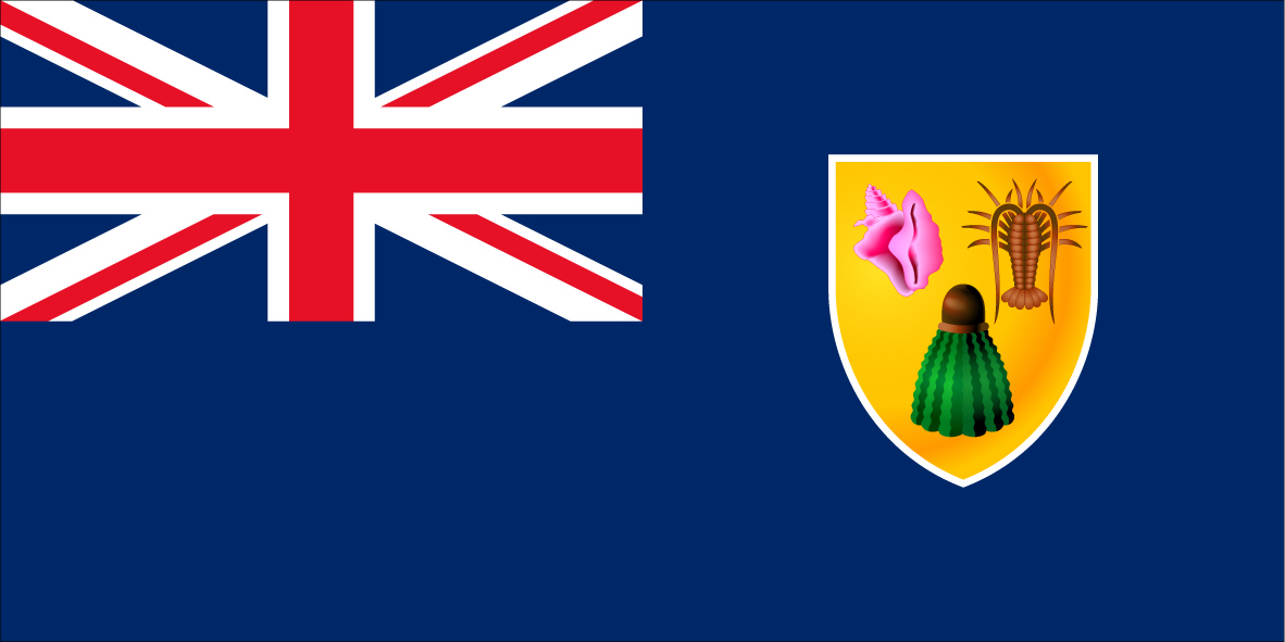 Bandeira Ilhas Turks e Caicos