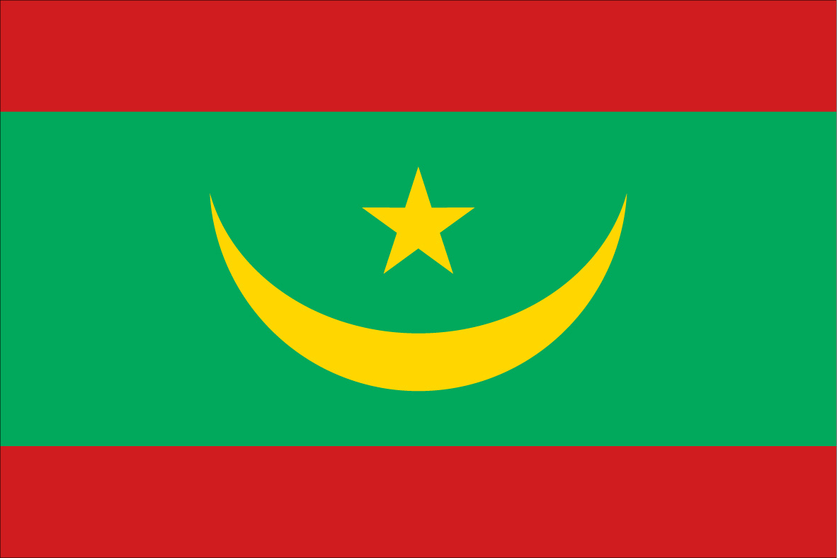 Bandeira Mauritania