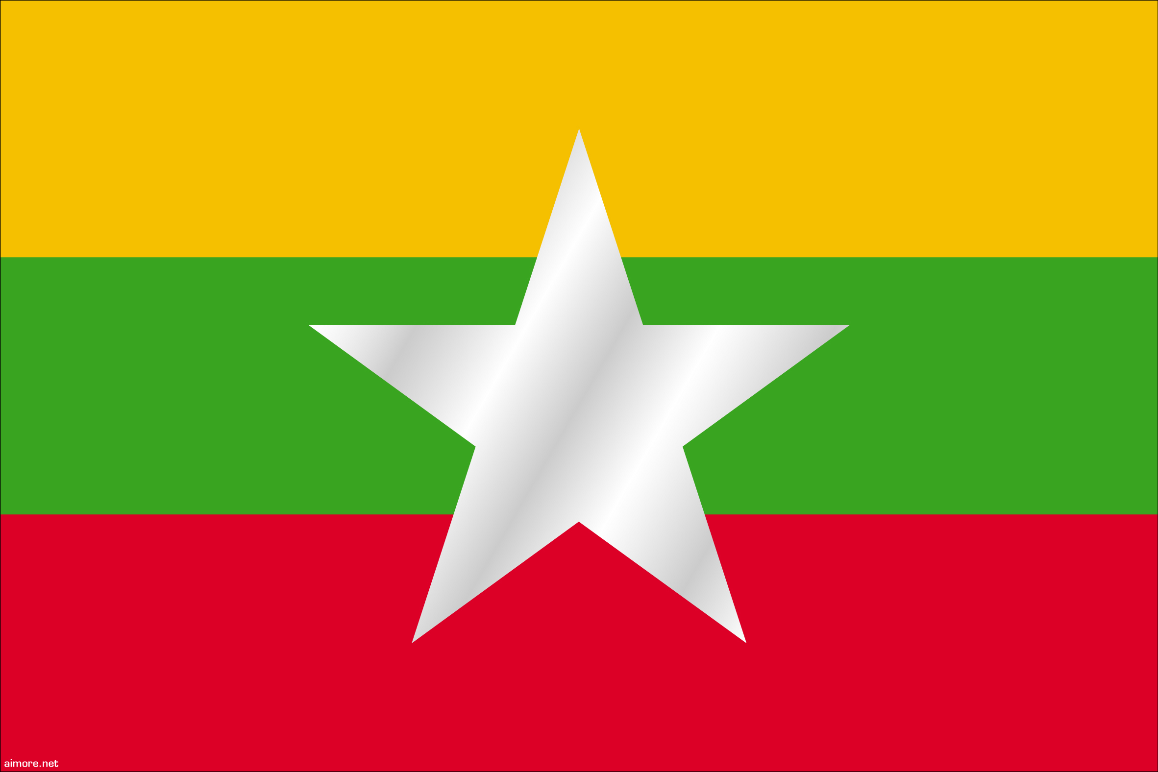 Bandeira Myanmar