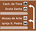 Placa Indicativa de sentido (direçao) - Placa diagramada 02