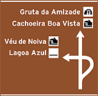 Placa Indicativa de sentido (direçao) - Placa diagramada pre-sinalizaçao