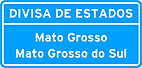 Placa de Identificacao de limite de Municipios, divisa de Estados, fronteira, perimetro urbano 02