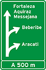 Placa de Orientacao de Destino - Placa diagramada 01