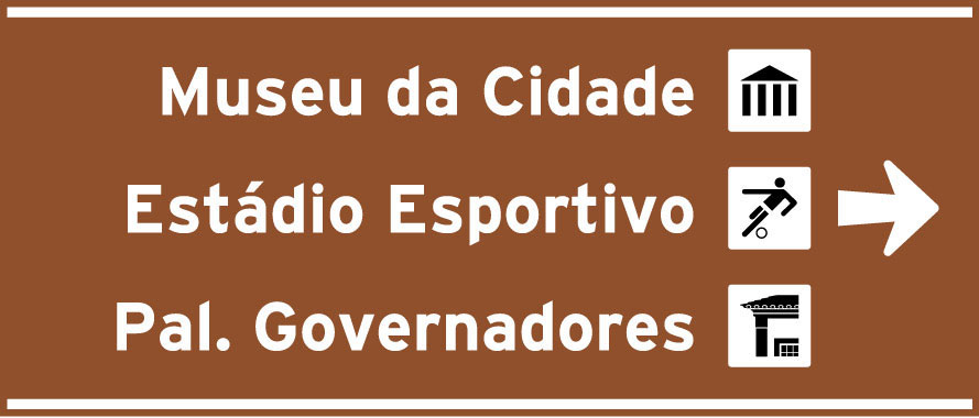 Placa Indicativa de sentido (direçao) 3