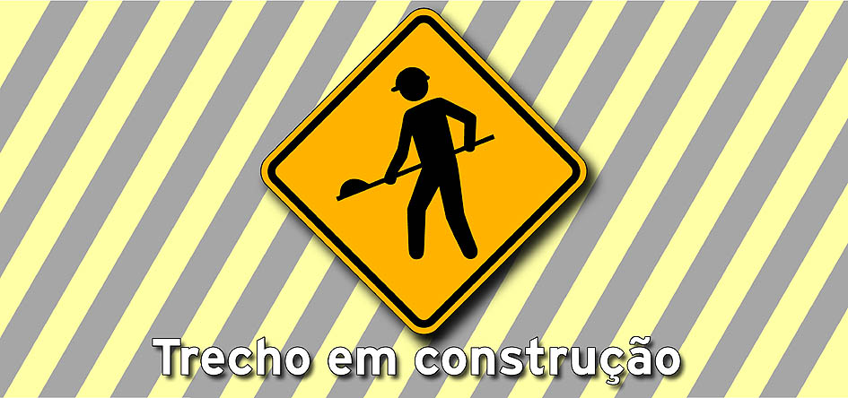 trecho em construção