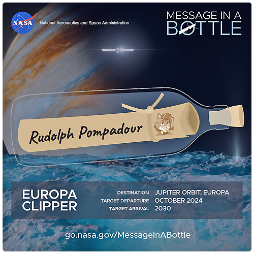 Europa Clipper spacecraft 2024 Rudolph Pompadour